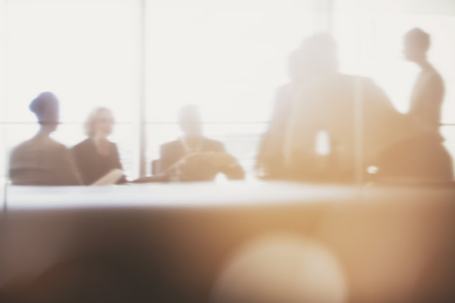 Attorneys in meeting